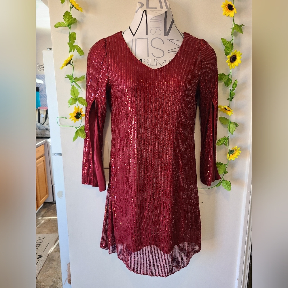 Nwt Cooan Medium Sequin Cocktail Formal Dresses for Women,Weddings Guest Evening